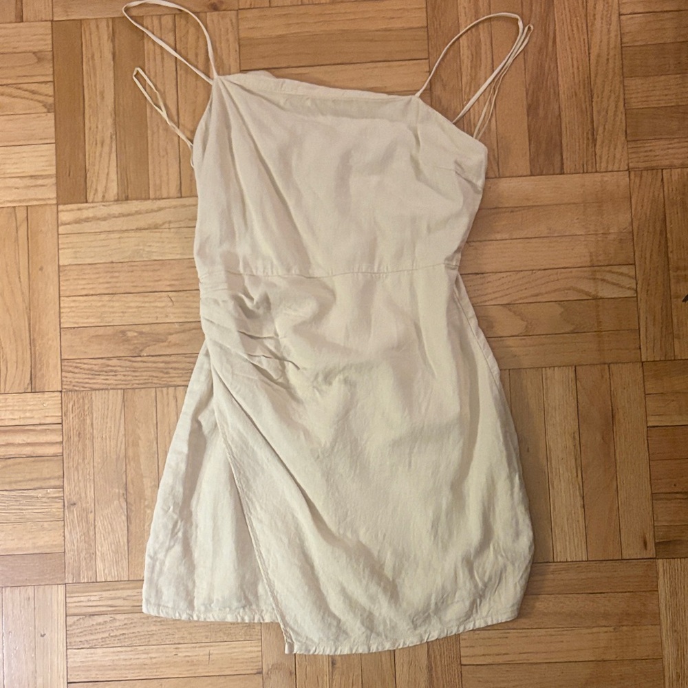 Zara Beige Sleeveless Top